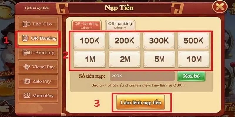 Nạp Tiền CF68 - Thao Tác Giao Dịch Nhanh Nhất Và An Toàn Quy trình nạp tiền CF68 bằng QR-Banking chi tiết cho game thủ